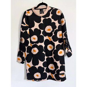 Adidas Sportwear Marimekko Fleece Dress Halo Blush Unikko Print XS New With Tags